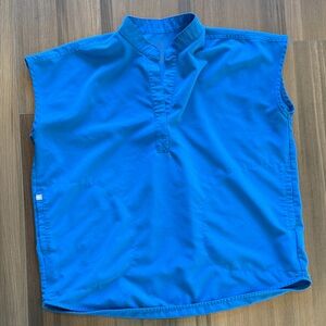 Figs Women's Blue Scrub Top